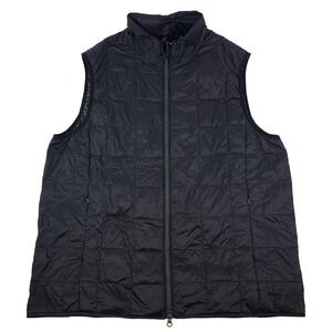 Taion‎ Down Puffer Vest Womens Sz 2XL Black Full Zip Military Outerwear Japanese